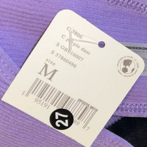 Free People Movement Free Throw Crop Purple Dust Size Medium - Picture 8 of 8